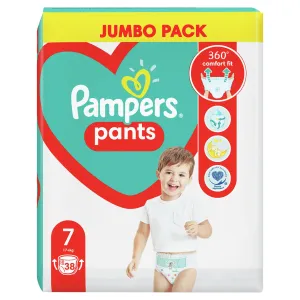 PAMPERS Active Pants 7 (17+ kg) 38 ks Jumbo Pack – plienkové nohavičky