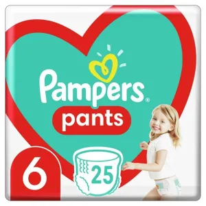 Pampers Pants Size 6 jednorazové plienkové nohavičky 14-19 kg 25 ks