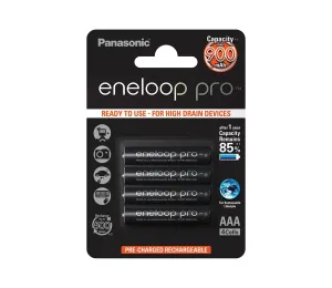 Pana Pana Eneloop Pro BK-4HCDE/4BP - 4ks nabíjacia batéria AAA Eneloop Pro NiMH/1 #5134306