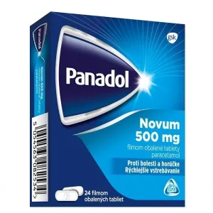 Panadol Novum 500 mg tbl flm (blis.PVC/Al/PET-nepriehľad.) 1x24 ks