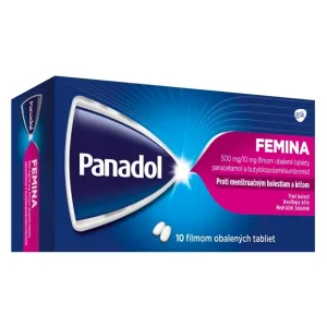 PANADOL FEMINA pri menštruačných bolestiach a kŕčoch 10 tabliet, Akcia