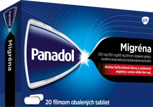 Panadol Migréna tbl flm 250 mg/250 mg/65 mg (blis.PVC/PCTFE/PVC/Al-transp.bez laminát.zákl.) 1x20 ks