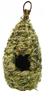 Panama Pet Hniezdo pre vtáky - uzavreté zo sena L 13x30 cm