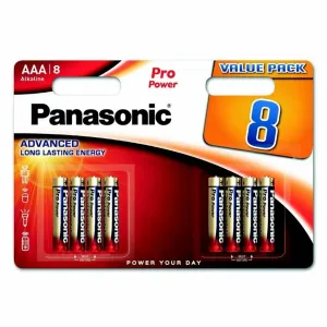 Batéria AAA (R03) alkalická PANASONIC Pro Power 8ks / blister #3753811