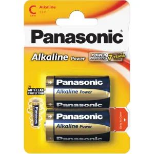 PANASONIC Alkalické batérie Alkaline Power LR14APB/2BP C 1, 5V (Blister 2ks)