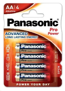 PANASONIC Alkalické batérie Pre Power LR6PPG/4BP AA 1, 5V (Blister 4ks)