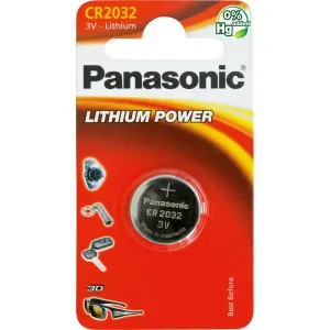 PANASONIC Lítiová batéria (gombíková) CR-2032EL/1B 3V (Blister 1ks)