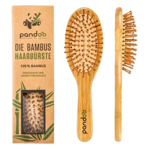 Pandoo Bamboo Hairbrush kefa na vlasy z bambusového dreva 1 ks