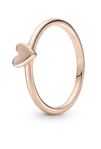 Pandora Romantický bronzový prsteň Rose 180092C00 60 mm