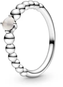 Pandora Strieborný prsteň pre ženy narodené v júni 198867C06 60 mm