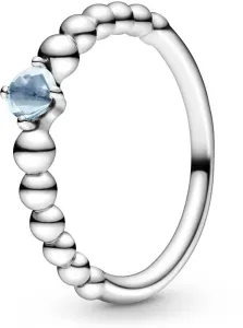 Pandora Strieborný prsteň pre ženy narodené v marci 198867C01 54 mm