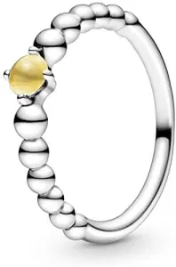 Pandora Strieborný prsteň pre ženy narodené v novembri 198867C11 58 mm