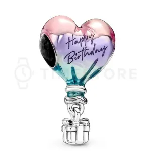 Pandora Strieborný prívesok Teplovzdušný balón k narodeninám 791501C01