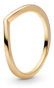 Pandora Minimalistický pozlátený prsteň Shine 168742C00 54 mm