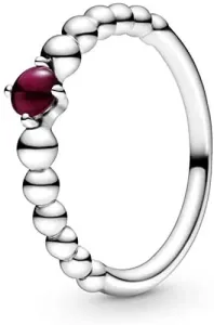 Pandora Strieborný prsteň pre ženy narodené v januári 198867C08 52 mm