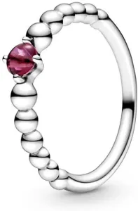 Pandora Strieborný prsteň pre ženy narodené v júli 198867C02 56 mm