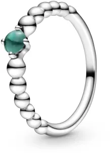 Pandora Strieborný prsteň pre ženy narodené v máji 198867C05 56 mm