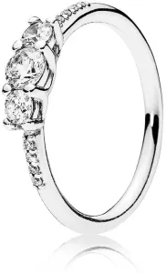 Pandora Trblietavý strieborný prsteň Timeless 196242CZ 50 mm