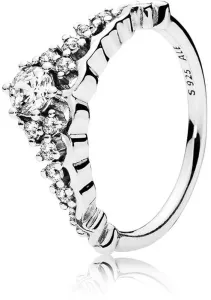 Pandora Trblietavý strieborný prsteň Diadém 196226CZ 56 mm