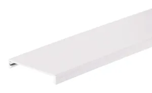 Panduit C6Wh6 Wiring Duct Cover, White, 1.8M