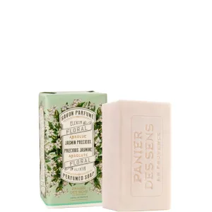 Panier des Sens Trikrát jemne mleté mydlo Precious Jasmine (Perfumed Soap) 150 g