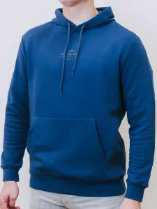Tmavo-modrá pánska športová mikina , Veľkosť XXL