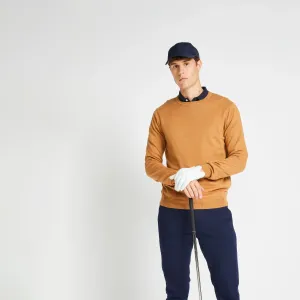 Pánsky golfový pulóver HNEDÁ M