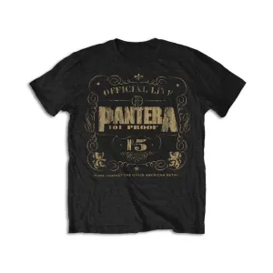 Pantera tričko 101 Proof Čierna L
