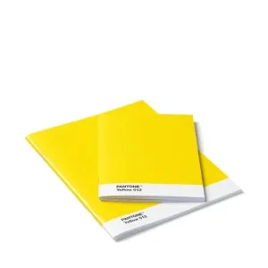 Zápisník PANTONE mäkká väzba Yellow 012 (2 veľkosti)