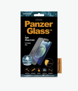 Ochranné temperované sklo PanzerGlass Case Friendly pre Apple iPhone 12 Mini, čierna 2710