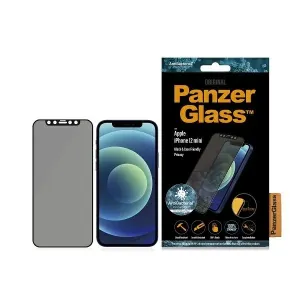 PanzerGlass E2E Super+ Apple iPhone 12 mini Case Friendly AntiBacterial Microfracture Privacy black