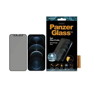 PanzerGlass E2E Super+ Apple iPhone 12 Pro Max Case Friendly AntiBacterial Microfracture Privacy black