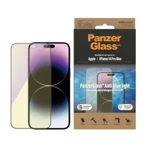 PanzerGlass Ultra-Wide Fit Apple iPhone 14 Pro Max Screen Protection Antibacterial EasyAligner Anti-blue light 2794