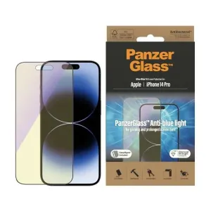 PanzerGlass Ultra-Wide Fit Apple iPhone 14 Pro Screen Protection Antibacterial EasyAligner Anti-blue light 2792