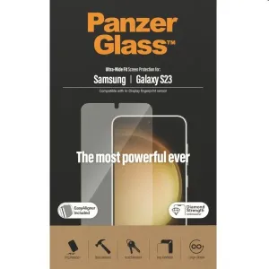 PanzerGlass Samsung Galaxy S23 (celolepené s funkčným odtlačkom prstov) s inštalačným rámčekom
