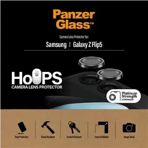 PanzerGlass HoOps krúžky Samsung Galaxy Z Flip5 – ochranné krúžky na  šošovky fotoaparátu