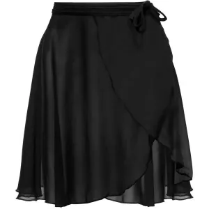 PAPILLON LONG SKIRT Detská sukňa na balet, čierna, veľkosť L/XL