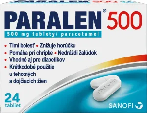PARALEN 500 tbl 500 mg (blis.Al/PVC) 1x24 ks