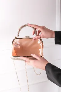 Zlatá spoločenská kabelka do ruky Betty