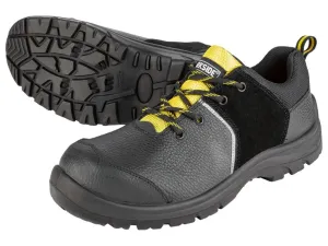 PARKSIDE® Pánska kožená bezpečnostná obuv S3 (42, čierna/žltá) #4007478