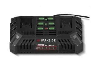 PARKSIDE® Dvojitá nabíjačka na akumulátor 20 V/4,5 A PDSLG 20 B1