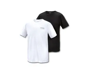 PARKSIDE® Pánske tričko, 2 kusy (XL (56/58), biela/čierna)