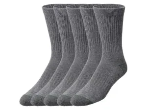 PARKSIDE® Pánske pracovné ponožky, 5 párov (39/42, tmavosivá)