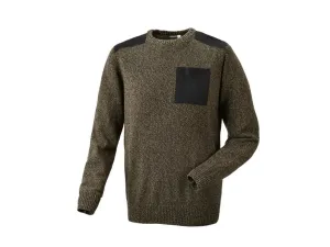 PARKSIDE® Pánsky pletený pulóver (XL (56/58), hnedá/čierna)