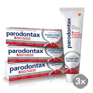 Parodontax Complete Protection Whitening Trio zubná pasta zubná pasta 3 x 75 ml unisex