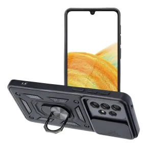 Puzdro Defender Slide Samsung Galaxy A33 5G - čierne #5378740