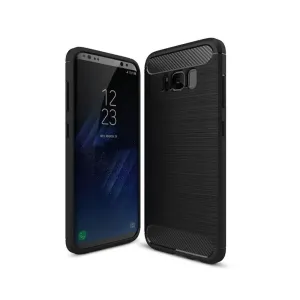Puzdro Carbon Lux TPU Samsung Galaxy S8 G950 - čierne