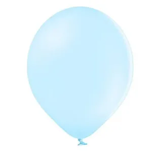 Balónik latexový 27 cm svetlo modrý pastel 100 ks