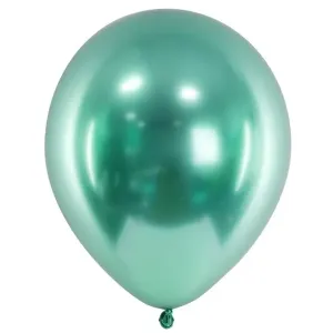 Balónik latexový lesklý Glossy zelený 27 cm 50 ks