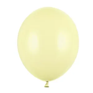 Balónik latexový svetlo žltý 27 cm, 100 ks